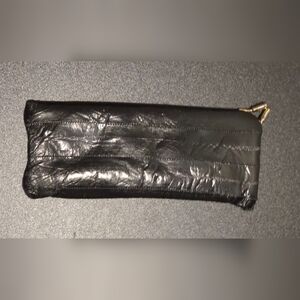 Black Leather Clutch